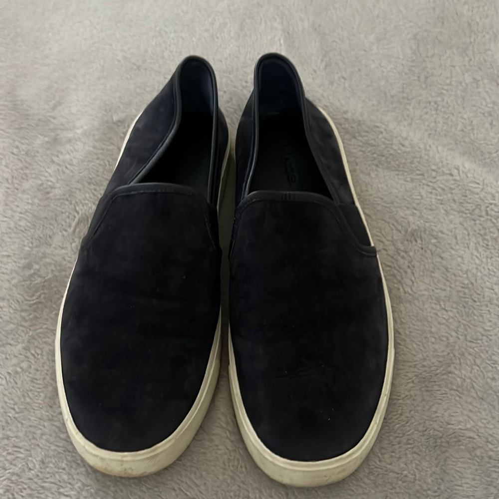 Vince. Slip-on Sneaker Blue Suede Size 7.5